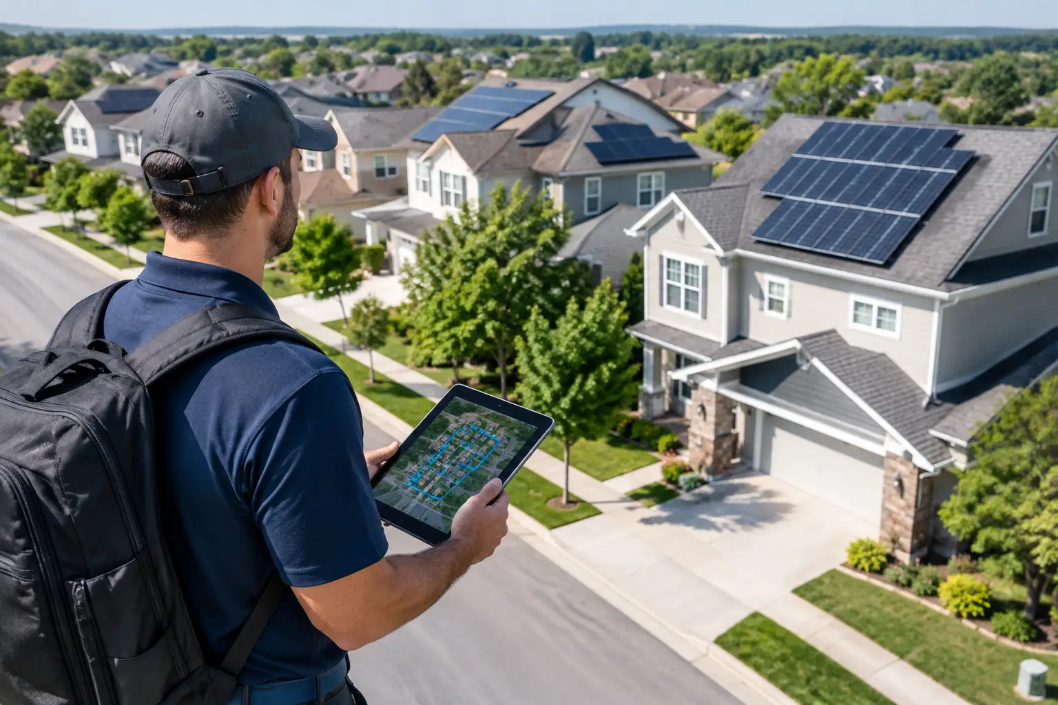 How to Create Solar Door Knocking Routes